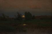 George Inness Moonrise USA oil painting artist